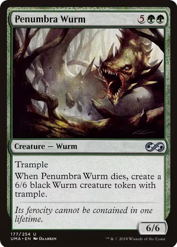 Penumbra Wurm (177), Ultimate Masters — Magic card price