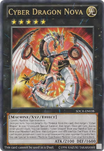 Cyber Dragon Nova (Oversized) (Machine Madness) (SDCR-EN038) — card price
