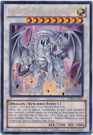Azure-Eyes Silver Dragon (Oversized) (Silver Dragon) (SDBE-EN040) — card price