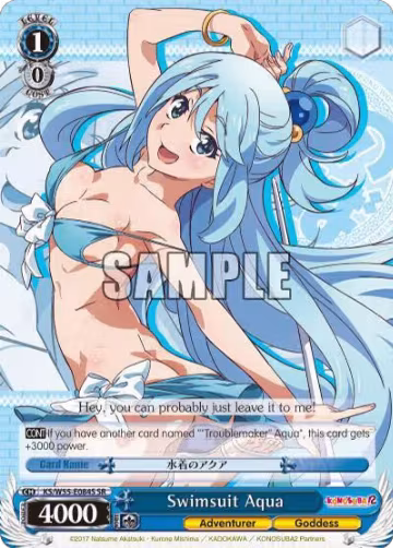 Swimsuit Aqua (SR) (KS/W55-E084S SR), KonoSuba 2 — Weiß Schwarz card price