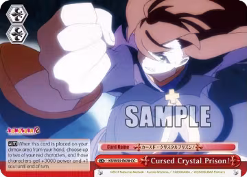 Cursed Crystal Prison! (KS/W55-E078 CC), KonoSuba 2 — Weiß Schwarz card price