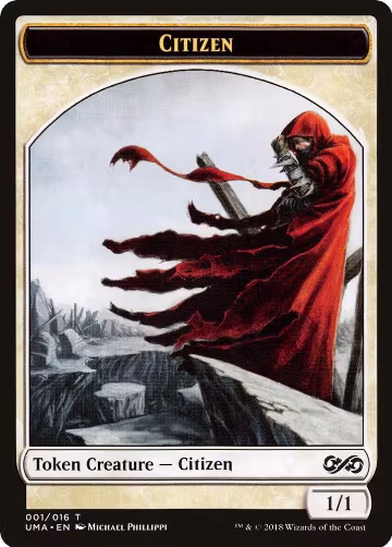 Citizen Token (1), Ultimate Masters — Magic card price