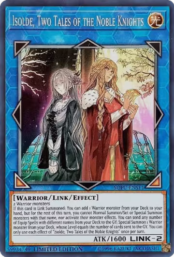 Isolde, Two Tales of the Noble Knights (SOFU-ENSE1), Soul Fusion — Yu-Gi-Oh! card price