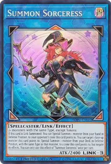 Summon Sorceress (SOFU-ENSE2), Soul Fusion — Yu-Gi-Oh! card price