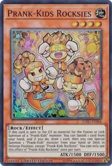 Prank-Kids Rocksies (SOFU-ENSE4), Soul Fusion — Yu-Gi-Oh! card price