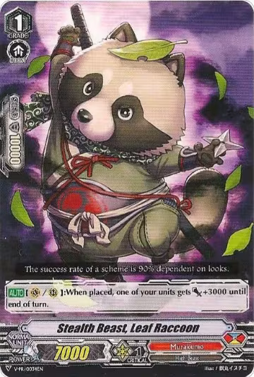 Stealth Beast, Leaf Raccoon (V-PR/0034EN), V Promo Cards — Vanguard card price