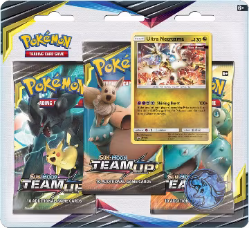 Team Up 3 Pack Blister [Ultra Necrozma], SM - Team Up — Pokémon sealed product price