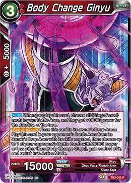 Body Change Ginyu (TB3-006), Clash of Fates — DB Super card price