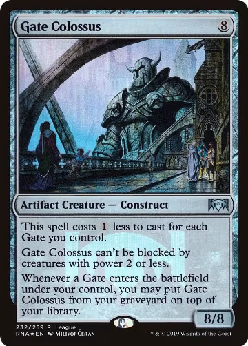 Gate Colossus (232), League Promos — Magic card price