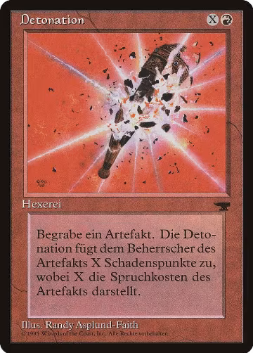 Detonate (German) - "Detonation", Renaissance — Magic card price