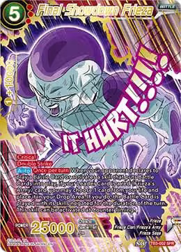 Final Showdown Frieza (SPR) (TB3-002_SPR), Clash of Fates — DB Super card price
