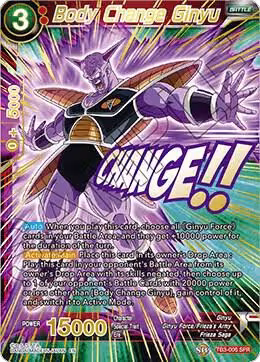 Body Change Ginyu (SPR) (TB3-006_SPR), Clash of Fates — DB Super card price