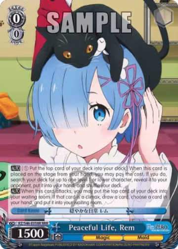 Peaceful Life, Rem (RRR) (RZ/S46-E058R RRR), ZERO — Weiß Schwarz card price