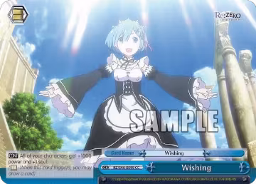 Wishing (RZ/S46-E099 CC), ZERO — Weiß Schwarz card price