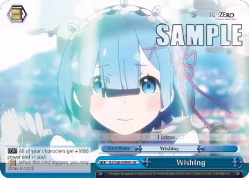 Wishing (SR) (RZ/S46-E099S SR), ZERO — Weiß Schwarz card price