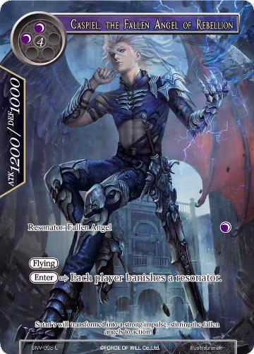 Caspiel, the Fallen Angel of Rebellion (Full Art) (SNV-085), The Strangers of New Valhalla — Force of Will card price