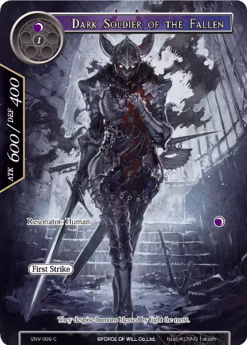 Dark Soldier of the Fallen (Full Art) (SNV-089), The Strangers of New Valhalla — Force of Will card price