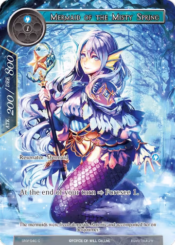 Mermaid of the Misty Spring (Full Art) (SNV-046), The Strangers of New Valhalla — Force of Will card price