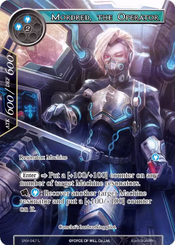 Mordred, the Operator (Full Art) (SNV-047), The Strangers of New Valhalla — Force of Will card price