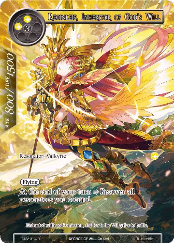Reginleif, Inheritor of God's Will (Full Art) (SNV-014), The Strangers of New Valhalla — Force of Will card price