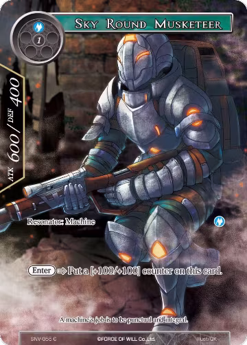 Sky Round Musketeer (Full Art) (SNV-055), The Strangers of New Valhalla — Force of Will card price