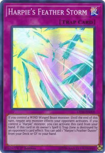 Harpie's Feather Storm (LED4-EN000), Legendary Duelists: Sisters of the Rose — Yu-Gi-Oh! card price