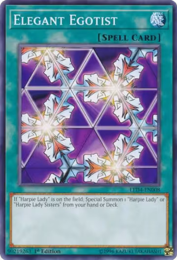 Elegant Egotist (LED4-EN008), Legendary Duelists: Sisters of the Rose — Yu-Gi-Oh! card price