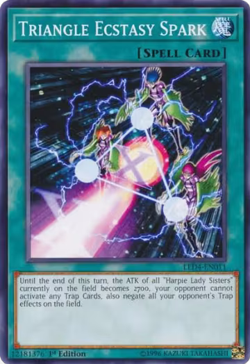 Triangle Ecstasy Spark (LED4-EN011), Legendary Duelists: Sisters of the Rose — Yu-Gi-Oh! card price
