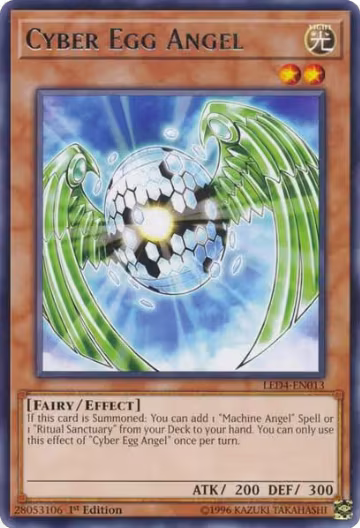 Cyber Egg Angel (LED4-EN013), Legendary Duelists: Sisters of the Rose — Yu-Gi-Oh! card price
