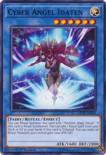 Cyber Angel Idaten (LED4-EN019), Legendary Duelists: Sisters of the Rose — Yu-Gi-Oh! card price