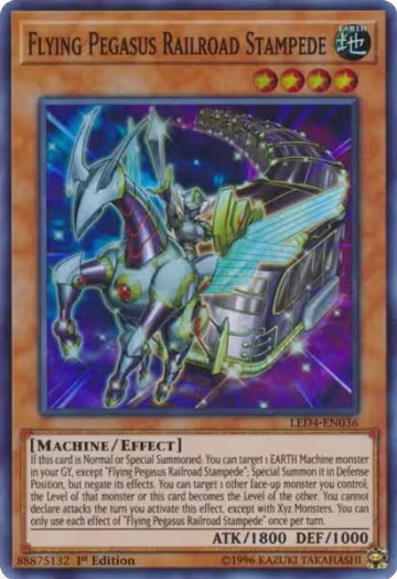 Flying Pegasus Railroad Stampede (LED4-EN036), Legendary Duelists: Sisters of the Rose — Yu-Gi-Oh! card price