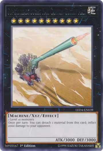 Superdreadnought Rail Cannon Gustav Max (LED4-EN039), Legendary Duelists: Sisters of the Rose — Yu-Gi-Oh! card price