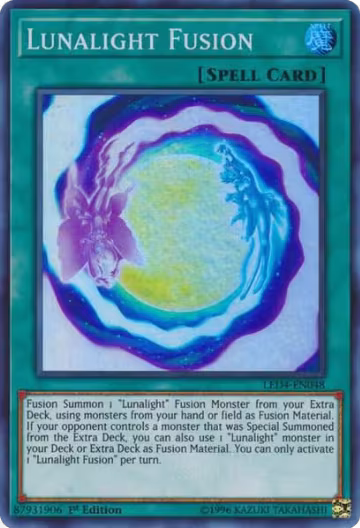 Lunalight Fusion (LED4-EN048), Legendary Duelists: Sisters of the Rose — Yu-Gi-Oh! card price