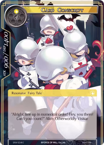Card Conscript (SNV-004), The Strangers of New Valhalla — Force of Will card price