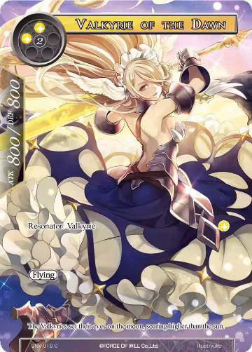 Valkyrie of the Dawn (Full Art) (SNV-019), The Strangers of New Valhalla — Force of Will card price