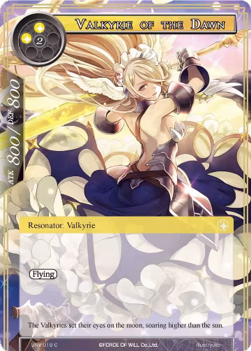 Valkyrie of the Dawn (SNV-019), The Strangers of New Valhalla — Force of Will card price
