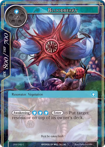 Bloodberry (SNV-042), The Strangers of New Valhalla — Force of Will card price