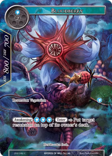 Bloodberry (Full Art) (SNV-042), The Strangers of New Valhalla — Force of Will card price