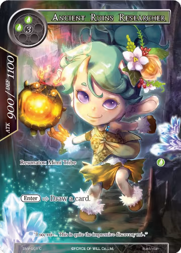 Ancient Ruins Researcher (Full Art) (SNV-061), The Strangers of New Valhalla — Force of Will card price