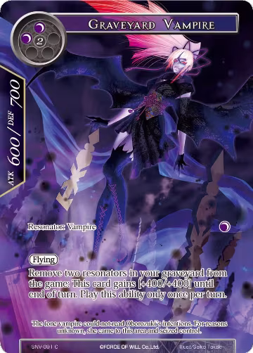 Graveyard Vampire (Full Art) (SNV-091), The Strangers of New Valhalla — Force of Will card price
