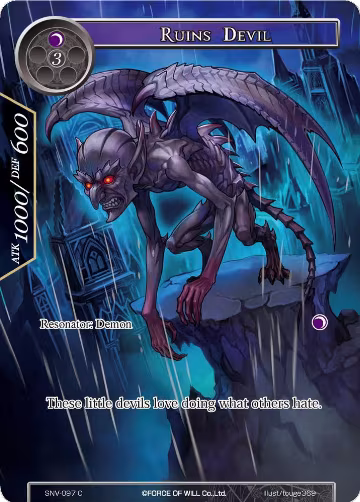 Ruins Devil (Full Art) (SNV-097), The Strangers of New Valhalla — Force of Will card price