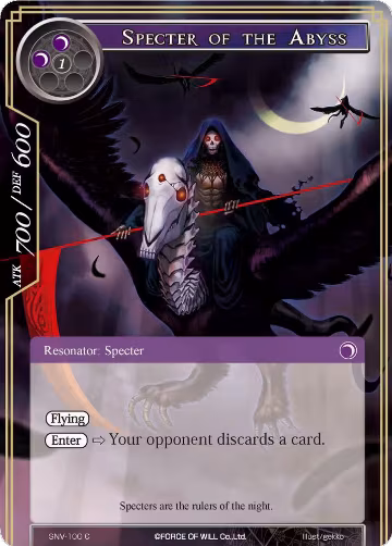 Specter of the Abyss (SNV-100), The Strangers of New Valhalla — Force of Will card price