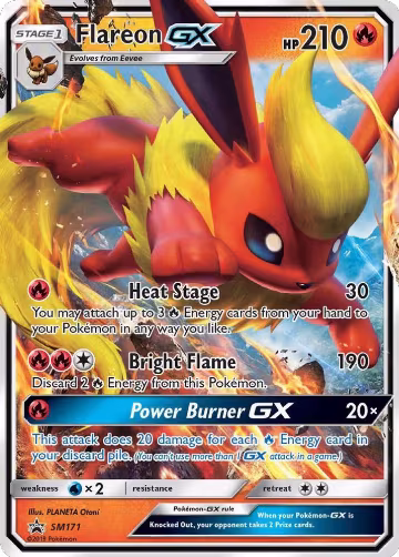 Flareon GX - SM171 (SM171), SM Promos — Pokémon card price