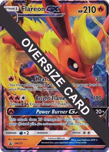 Flareon GX - SM171 (SM Black Star Promo) (SM171), Jumbo Cards — Pokémon card price