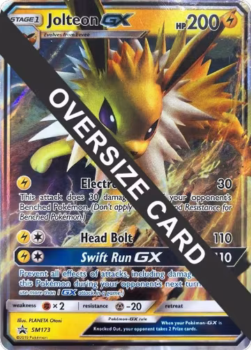 Jolteon GX - SM173 (SM Black Star Promo) (SM173), Jumbo Cards — Pokémon card price