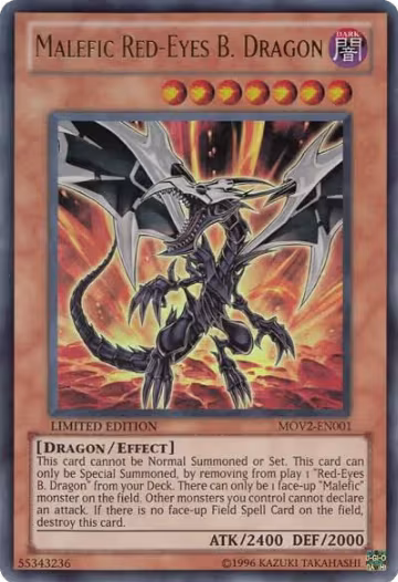 Malefic Red-Eyes B. Dragon (MOV2-EN001) — card price