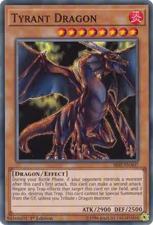 Tyrant Dragon (SS02-ENA07), Speed Duel Decks: Duelists of Tomorrow — Yu-Gi-Oh! card price