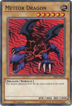 Meteor Dragon (SS02-ENB02), Speed Duel Decks: Duelists of Tomorrow — Yu-Gi-Oh! card price