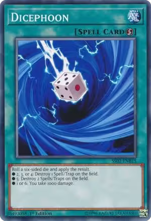 Dicephoon (SS02-ENB15), Speed Duel Decks: Duelists of Tomorrow — Yu-Gi-Oh! card price