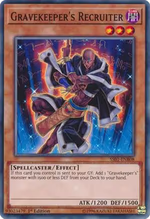 Gravekeeper's Recruiter (SS01-ENB08), Speed Duel Decks: Destiny Masters — Yu-Gi-Oh! card price